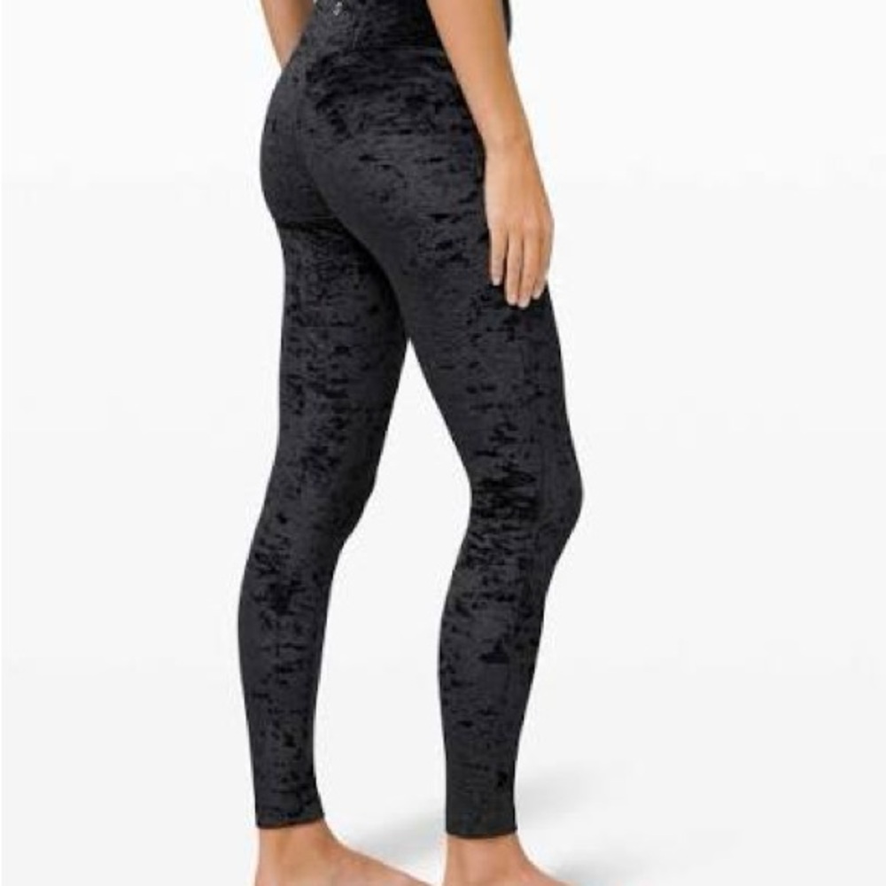 NWOT Lululemon Wunder Lounge High-Rise Tight 28" *Crushed Velvet